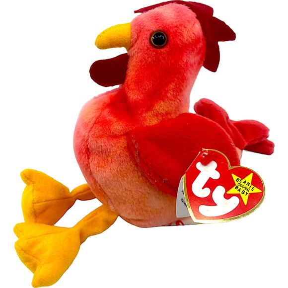 Ty Beanie Baby 1996 - Strut the Rooster Style 4171 - Picture 1 of 3
